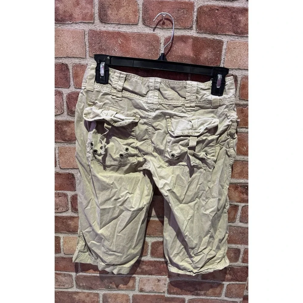 Old Navy‎ Boys Lightweight Cargo Shorts Casual Solid Khaki Outdoor Size 1 /Small